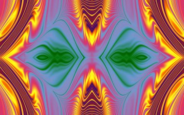 Soyut desenli renkli çizimler, soyut geometri 