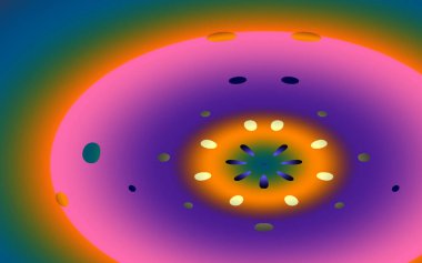 Soyut desenli renkli çizimler, soyut geometri 