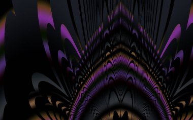 Soyut desenli renkli çizimler, soyut geometri 