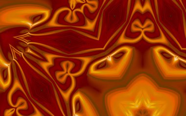 Soyut desenli renkli çizimler, soyut geometri 