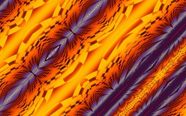 Soyut desenli renkli çizimler, soyut geometri 