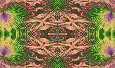 Soyut desenli renkli çizimler, soyut geometri 