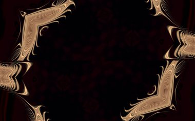 Soyut desenli renkli çizimler, soyut geometri 