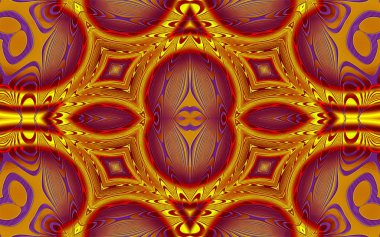 Soyut desenli renkli illüstrasyon, soyut geometri rahatlaması 