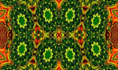 Soyut desenli renkli illüstrasyon, soyut geometri rahatlaması 