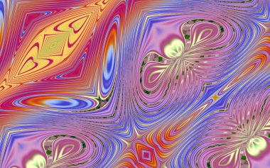 Soyut desenli renkli çizimler, soyut geometri