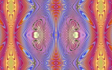 Soyut desenli renkli çizimler, soyut geometri