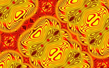 Soyut desenli renkli çizimler, soyut geometri 