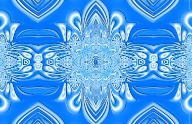 Soyut desenli renkli illüstrasyon, soyut geometri rahatlaması 