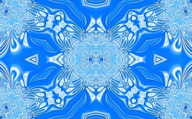 Soyut desenli renkli illüstrasyon, soyut geometri rahatlaması 