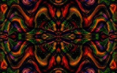 Soyut desenli renkli çizimler, soyut geometri 