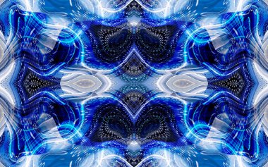 Soyut desenli renkli çizimler, soyut geometri 