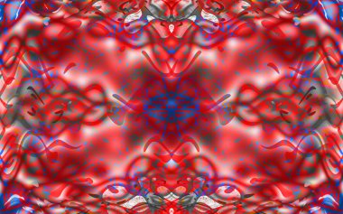 Soyut desenli renkli çizimler, soyut geometri 