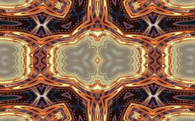 Soyut desenli renkli çizimler, soyut geometri 