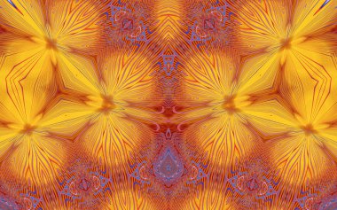 Soyut desenli renkli çizimler, soyut geometri 