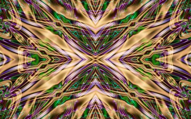 Soyut desenli renkli çizimler, soyut geometri 