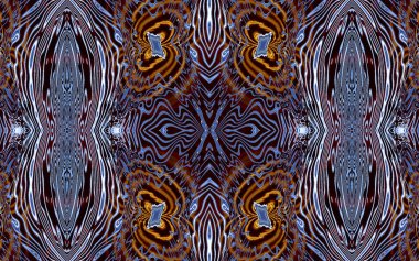 Soyut desenli renkli çizimler, soyut geometri 