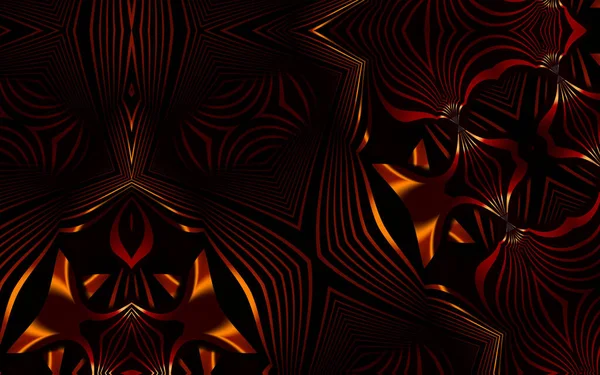Kleurrijke Illustratie Met Abstract Patroon Abstracte Geometrie — Stockfoto