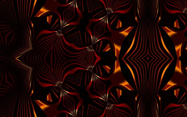 Kleurrijke Illustratie Met Abstract Patroon Abstracte Geometrie — Stockfoto