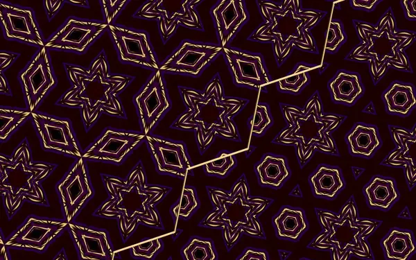 Illust Con Ornamento Inconsútil Patrones Geométricos Asimétricos Arabescos — Foto de Stock