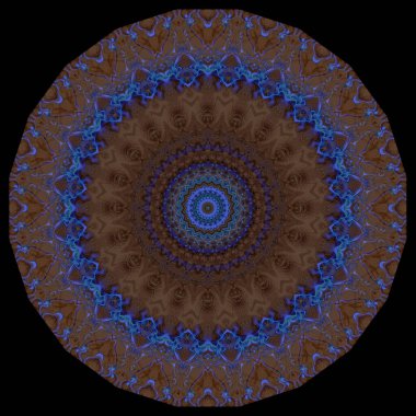 Kaleydoskop, mandala, desen, süs, arabesk gibi renkli çizimler.