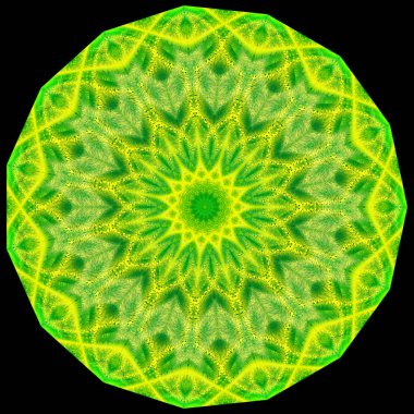 Kaleydoskop, mandala, desen, süs, arabesk gibi renkli çizimler.