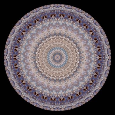 Kaleydoskop, mandala, desen, süs, arabesk gibi renkli çizimler.