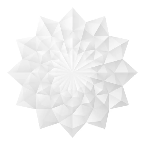 Γεωμετρία Χρησιμοποιήστε Τρίγωνα Πολύγωνα Οργανώστε Μαζί Είναι Ένα Λευκό Αφηρημένο — Διανυσματικό Αρχείο