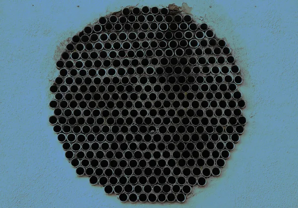 Large Number Holes Surface Industrial Ventilation — Stock Photo, Image