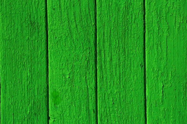 Fondo Viejo Suelo Madera Pintado Verde Brillante Superficie Madera Verde —  Fotos de Stock
