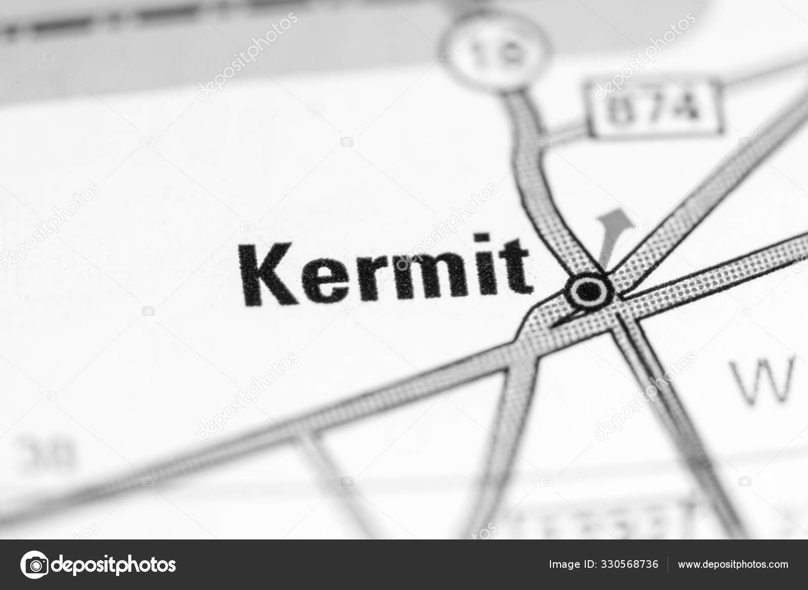Kermit Tx Locatioln Map