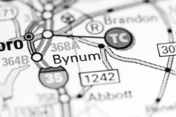 Bynum. Texas. USA on a map — 스톡 사진