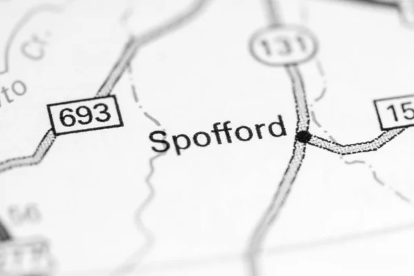 Spofford. Texas. USA on a map — 스톡 사진