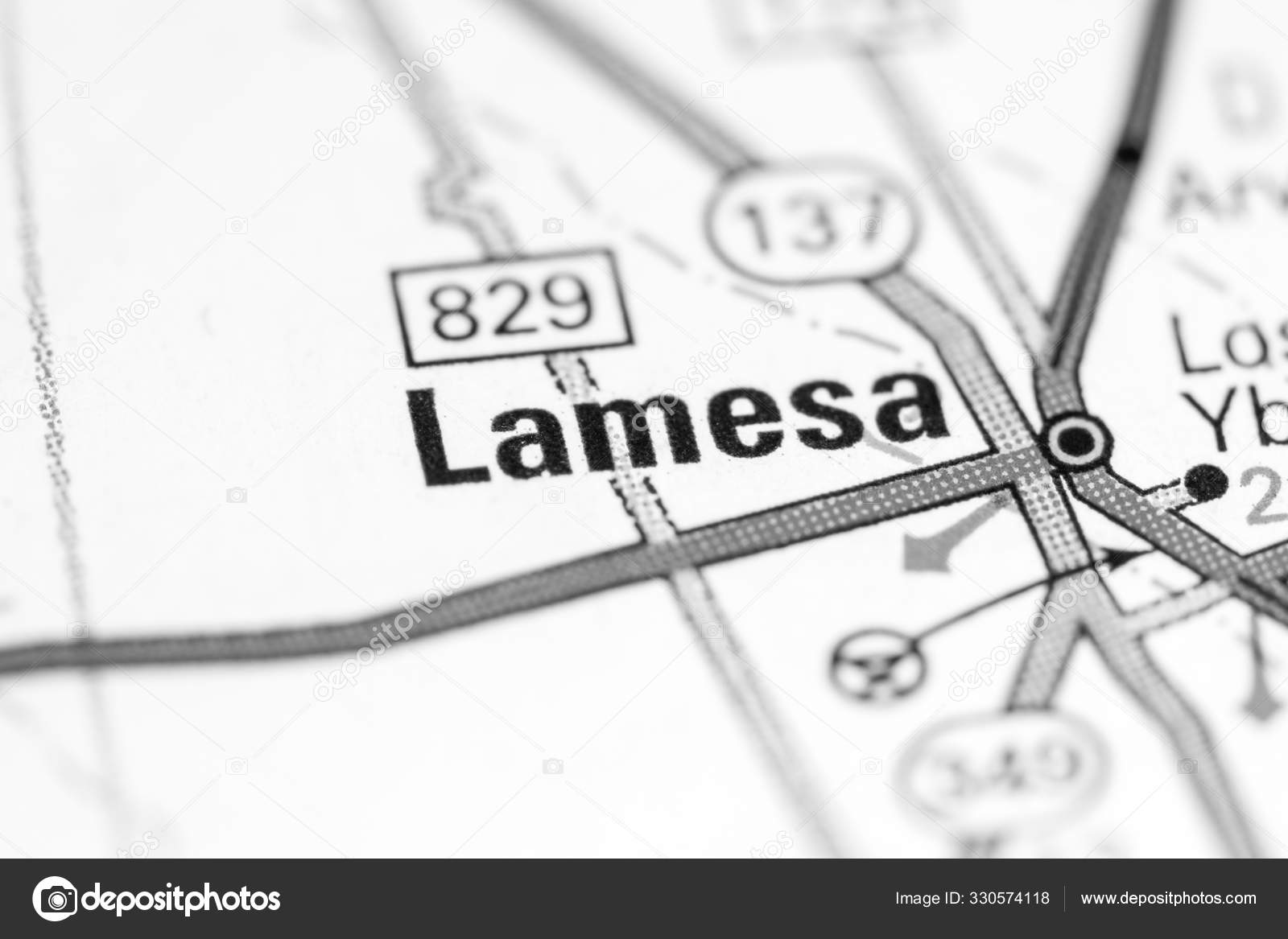 Lamesa. Texas. USA on a map Stock Photo by ©aliceinwonderland2020 330574118