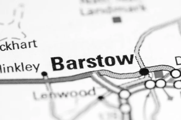 Barstow. California. USA on a map — ストック写真