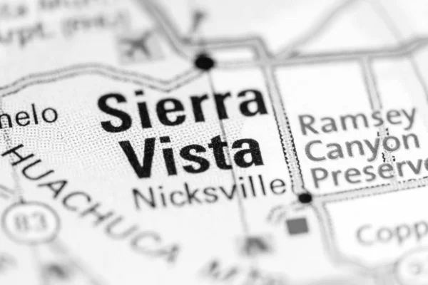 Sierra Vista. Arizona. USA on a map