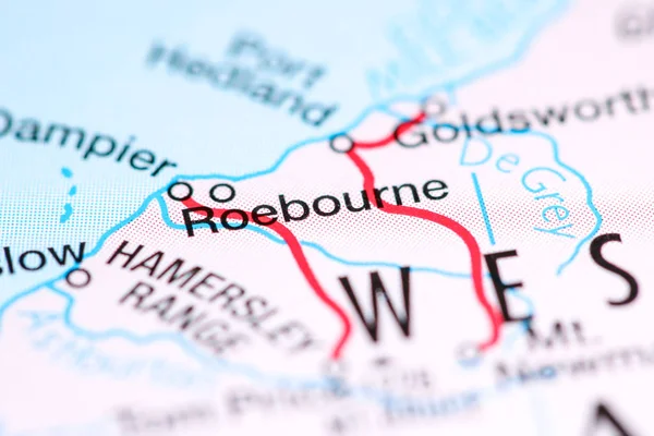 ローブボーンだ地図上のオーストラリア — ストック写真