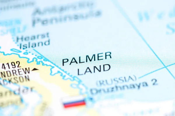 Palmer Land. Antártida en un mapa — Foto de Stock