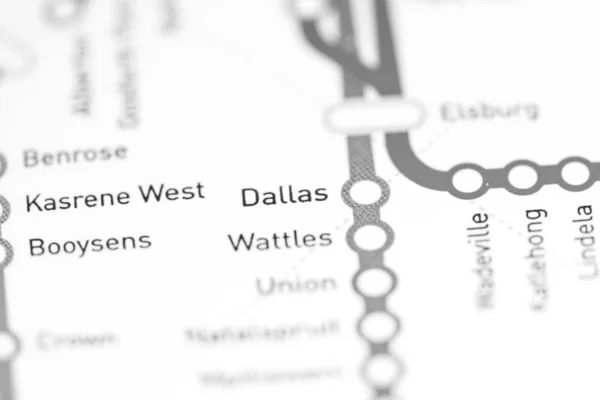 Dallas Station. Johannesburg Metro map.
