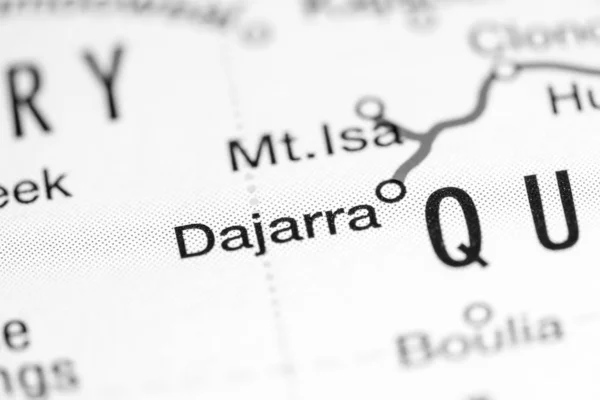 Dajarra. Australia on a map — Stockfoto