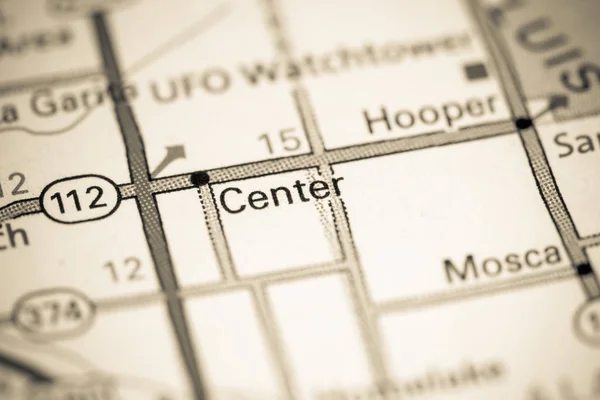Center. Colorado. USA on a map — Stock Photo, Image