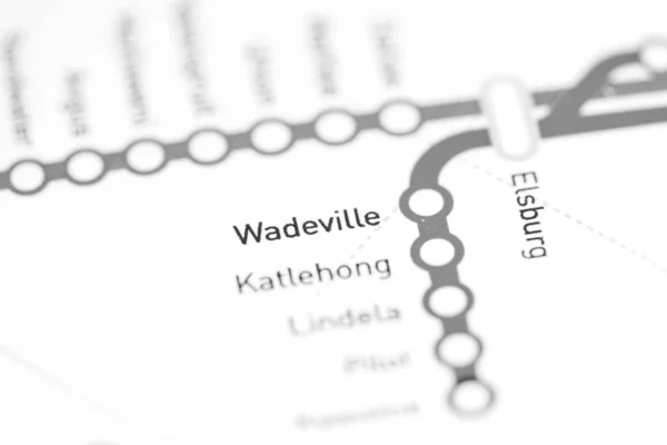 Wadeville Station. Johannesburg Metro map.
