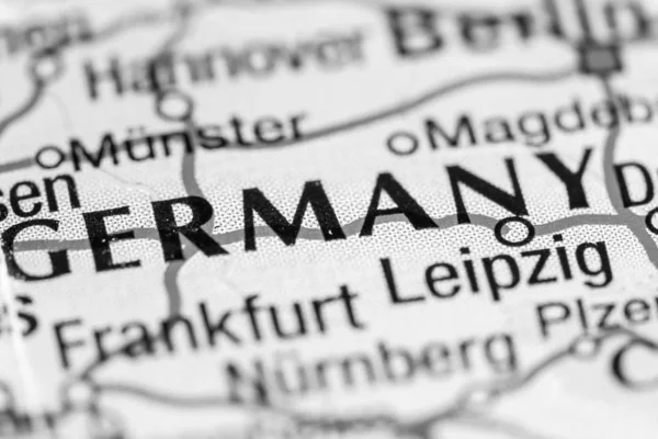 Alemania. Alemania en un mapa — Foto de Stock