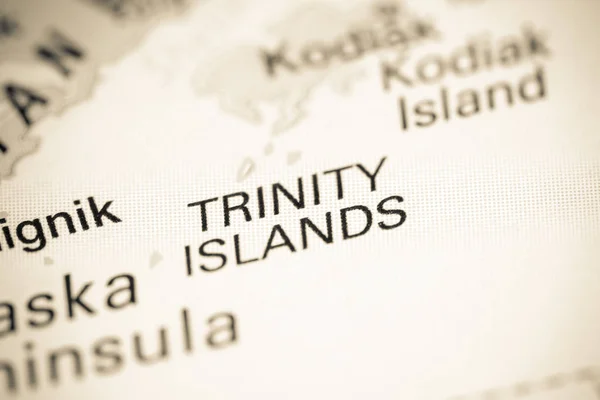 Islas Trinity. EEUU en un mapa — Foto de Stock