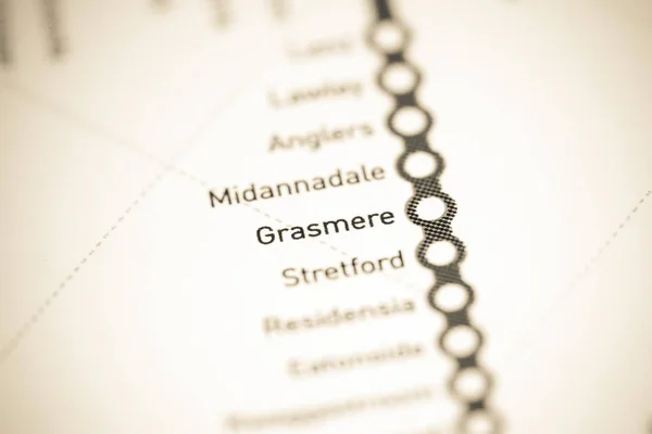 Grasmere Station. Johannesburg Metro map.