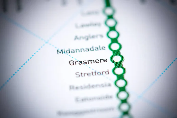 Grasmere Station. Johannesburg Metro map.
