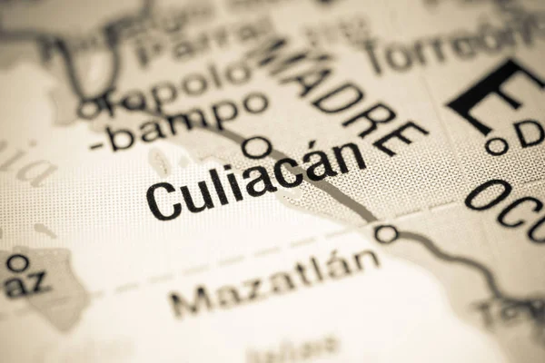 Culiacán. México en un mapa — Foto de Stock