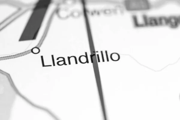 ランドリロだ地図上のイギリス — ストック写真