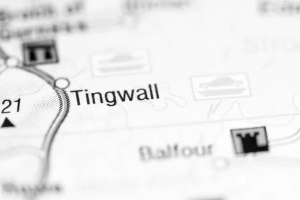 ティンウォール地図上のイギリス — ストック写真