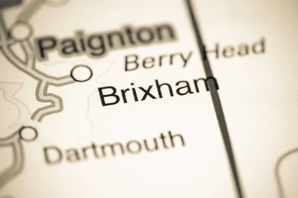 ブリクサム地図上のイギリス — ストック写真